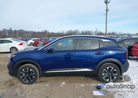 2025 Nissan Kicks Sv Intelligent Awd z USA, uszkodzony, nr VIN 3N8AP6CB4SL407491